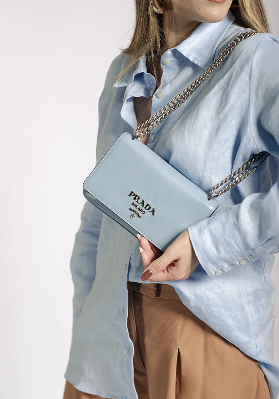 Prada Plain Leather 