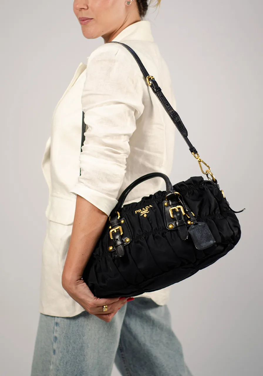 Prada Tessuto Gaufre Satchel