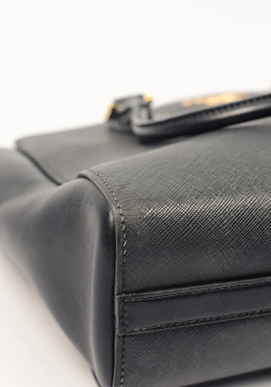 Prada Saffiano Calf Open Tote 