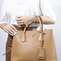 Prada Saffiano Cuir Double Tote - imagem 3