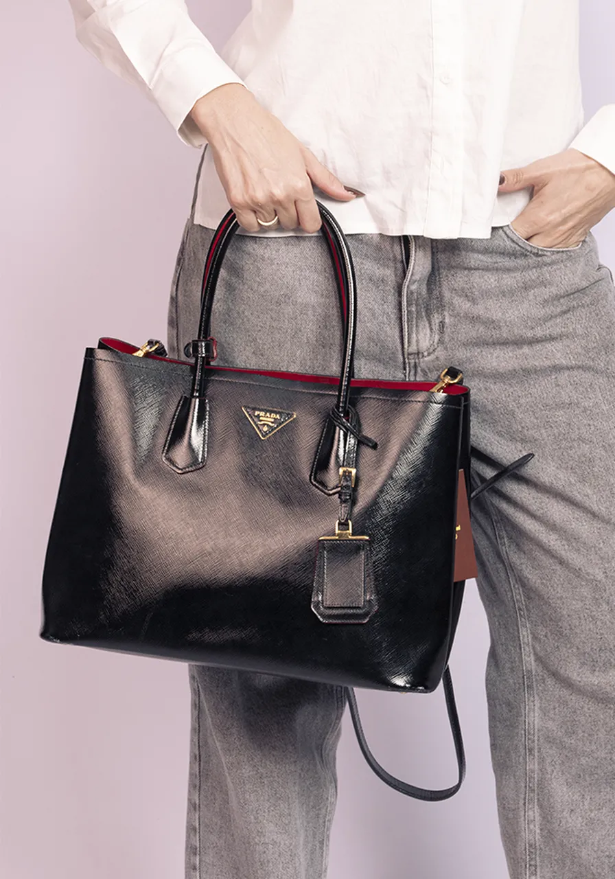Prada Saffiano Cuir Double 