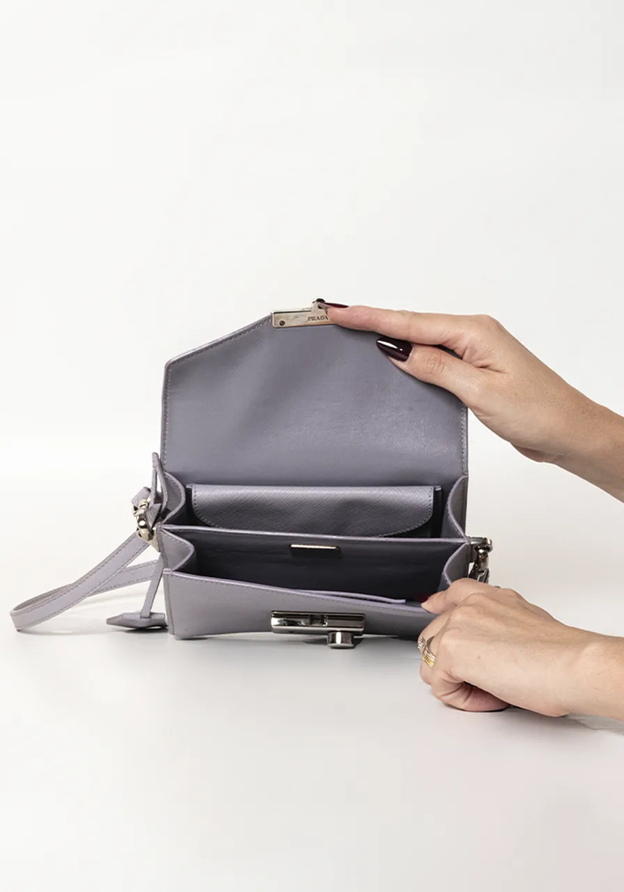 Prada Saffiano Lux Mini Sound 