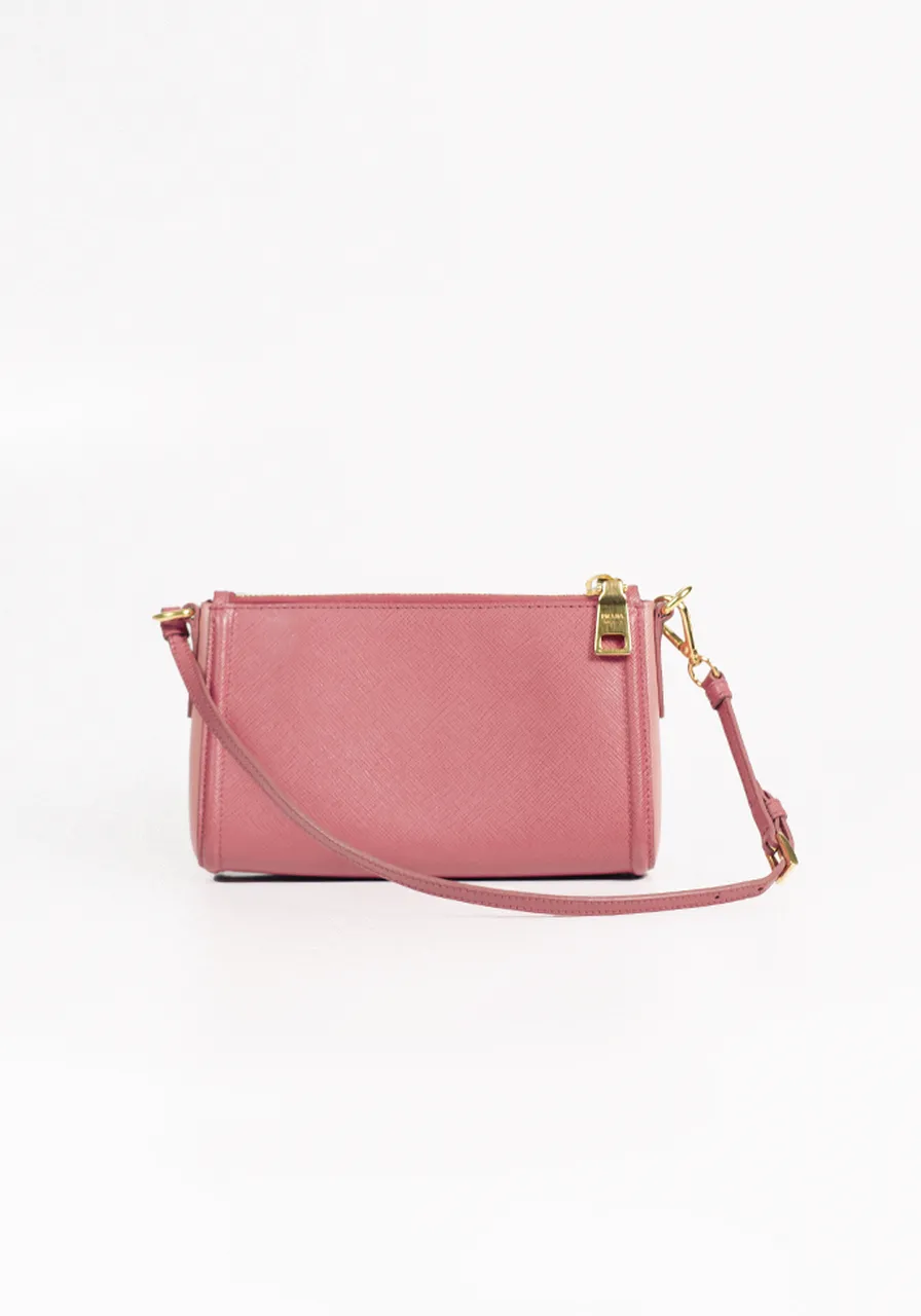 Prada Saffiano Mini Bicolor Shoulder Bag 