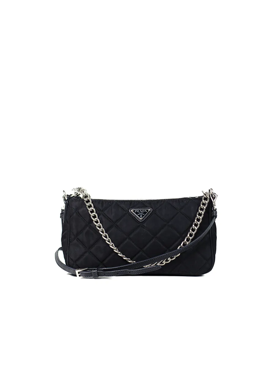 Prada Tessuto Impunto Shoulder Bag 