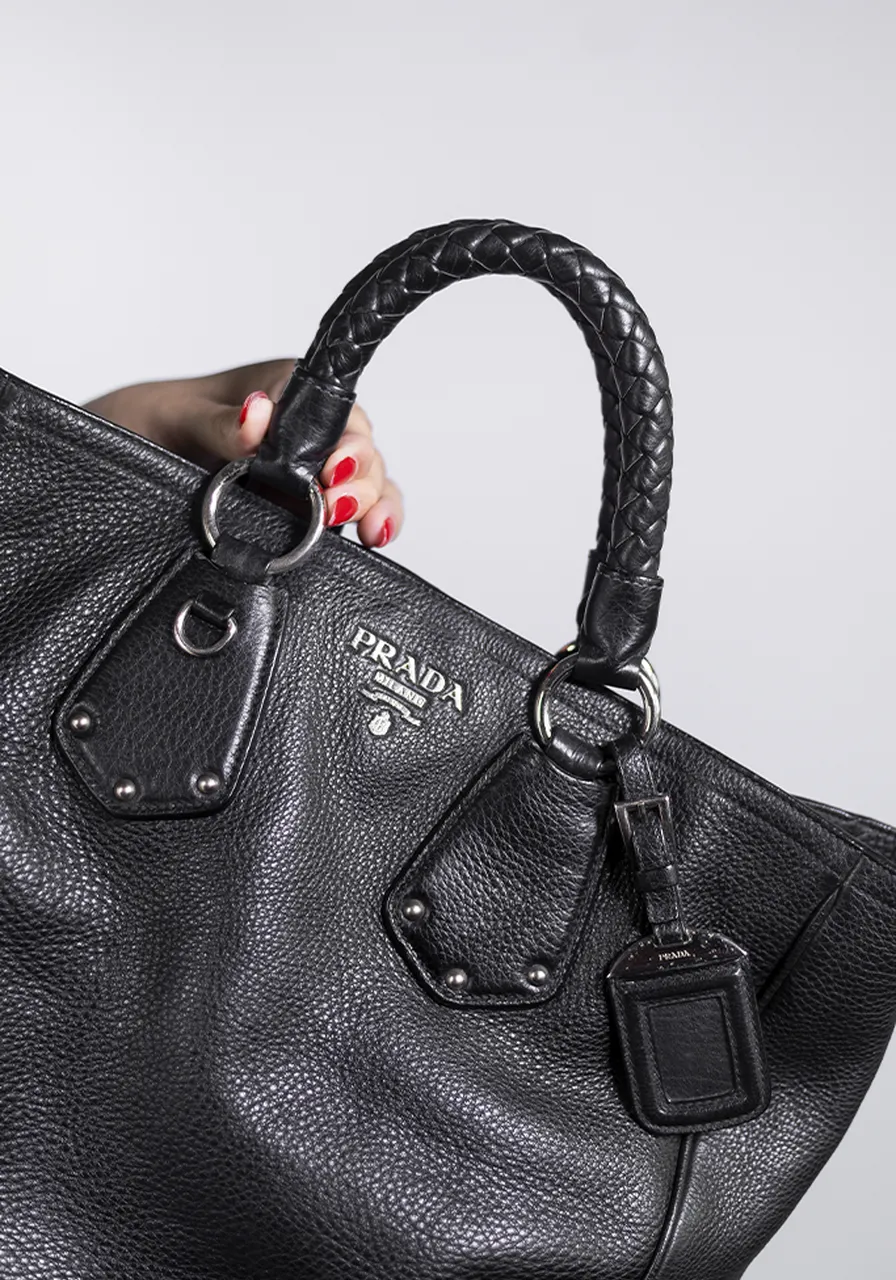 Prada Vitello Black