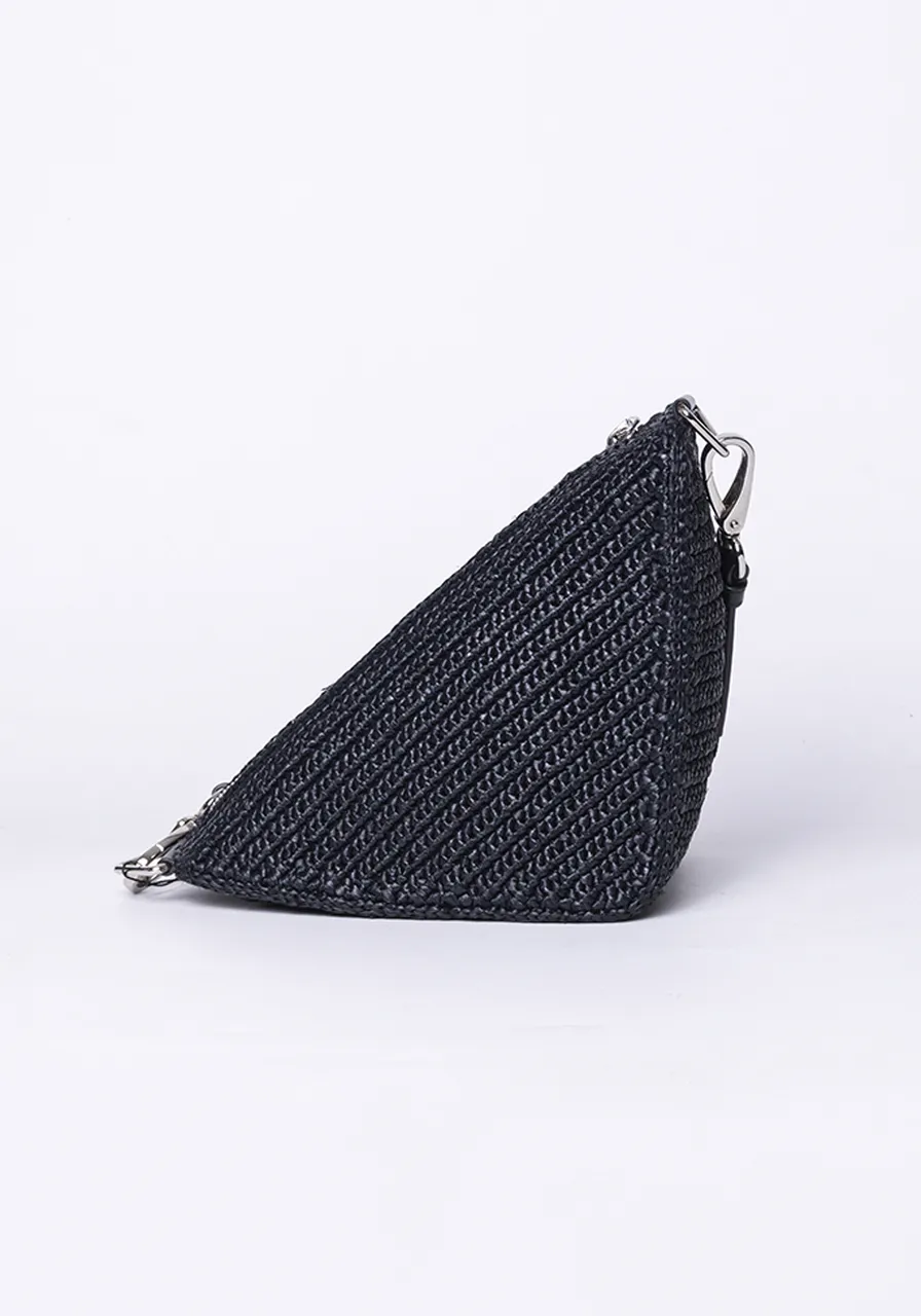 Prada Triangle Raffia 