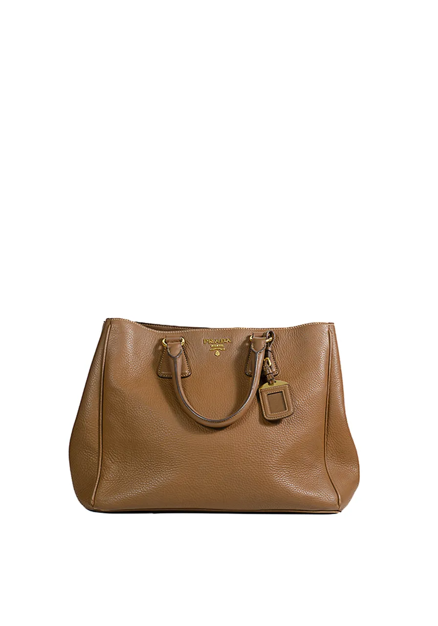 Prada Vitello Daino Open Tote 