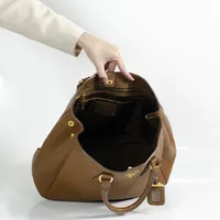 Prada Vitello Daino Open Tote  - imagem 6