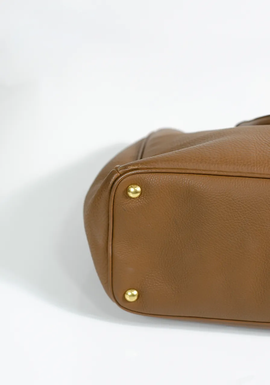 Prada Vitello Daino Open Tote 