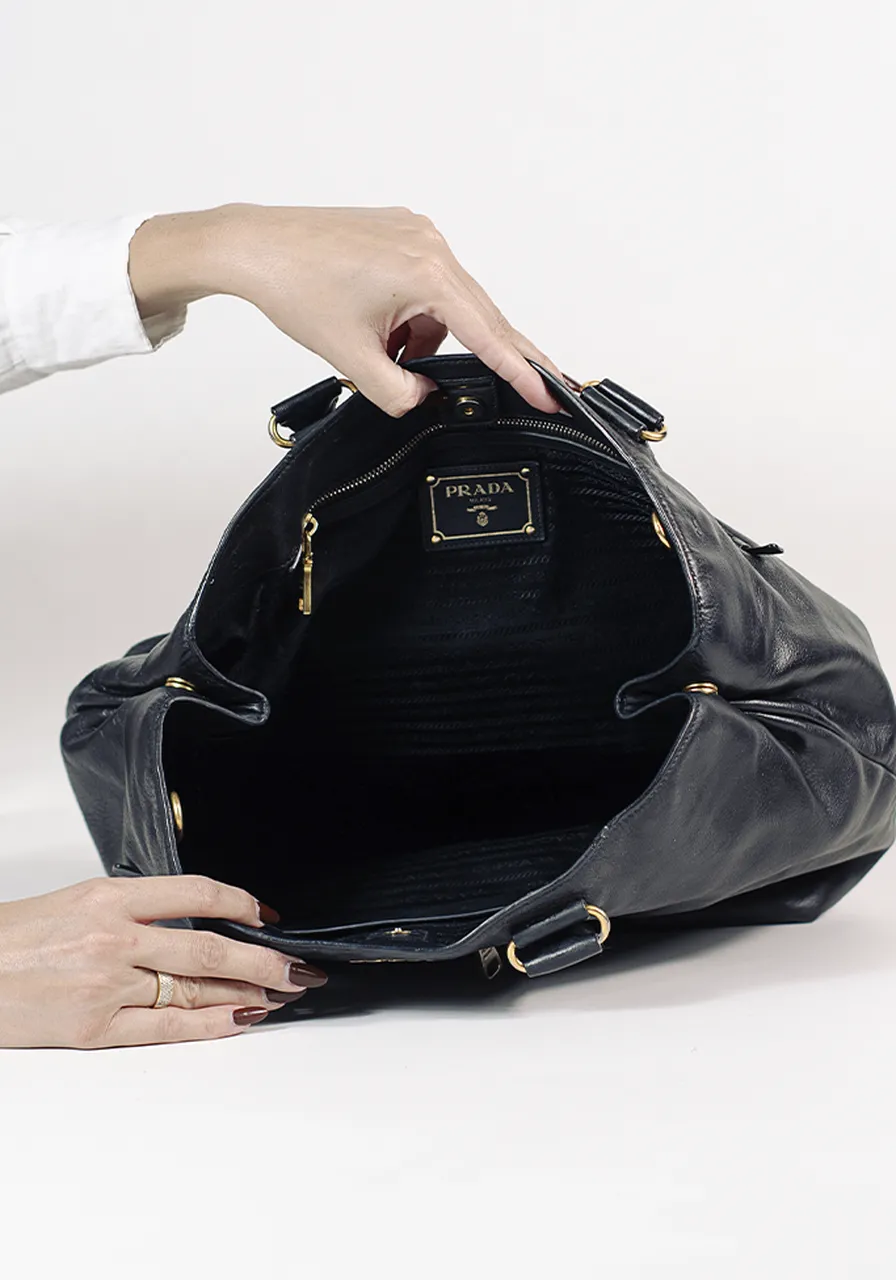 Prada Vitello Daino Tote 