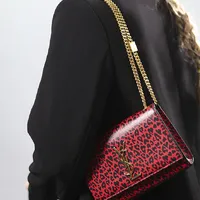 Saint Laurent Small Kate Leopard - imagem 2