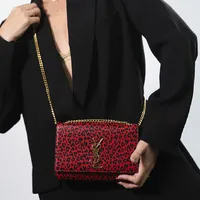 Saint Laurent Small Kate Leopard - imagem 4