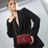 Saint Laurent Small Kate Leopard - imagem 6