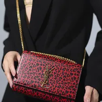 Saint Laurent Small Kate Leopard - imagem 9