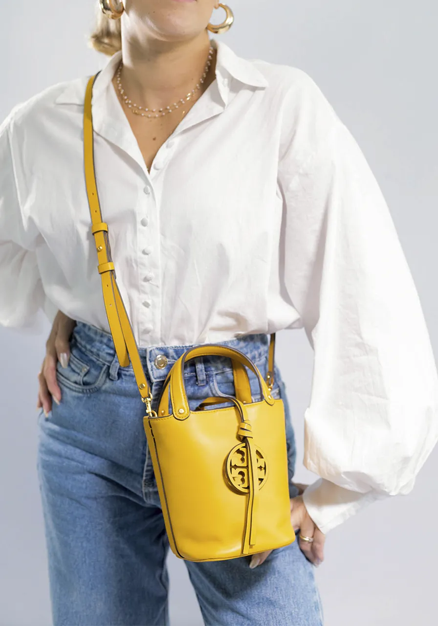 Tory Burch Logo Bucket 