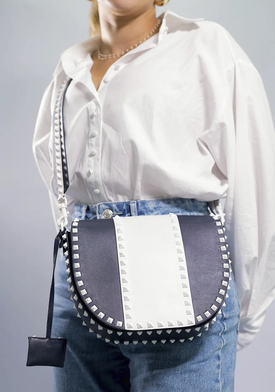 Valentino Garavani Rockstud Saddle Bag
