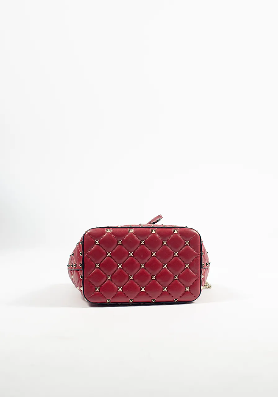 Valentino Garavani Spike Mini Bucket 