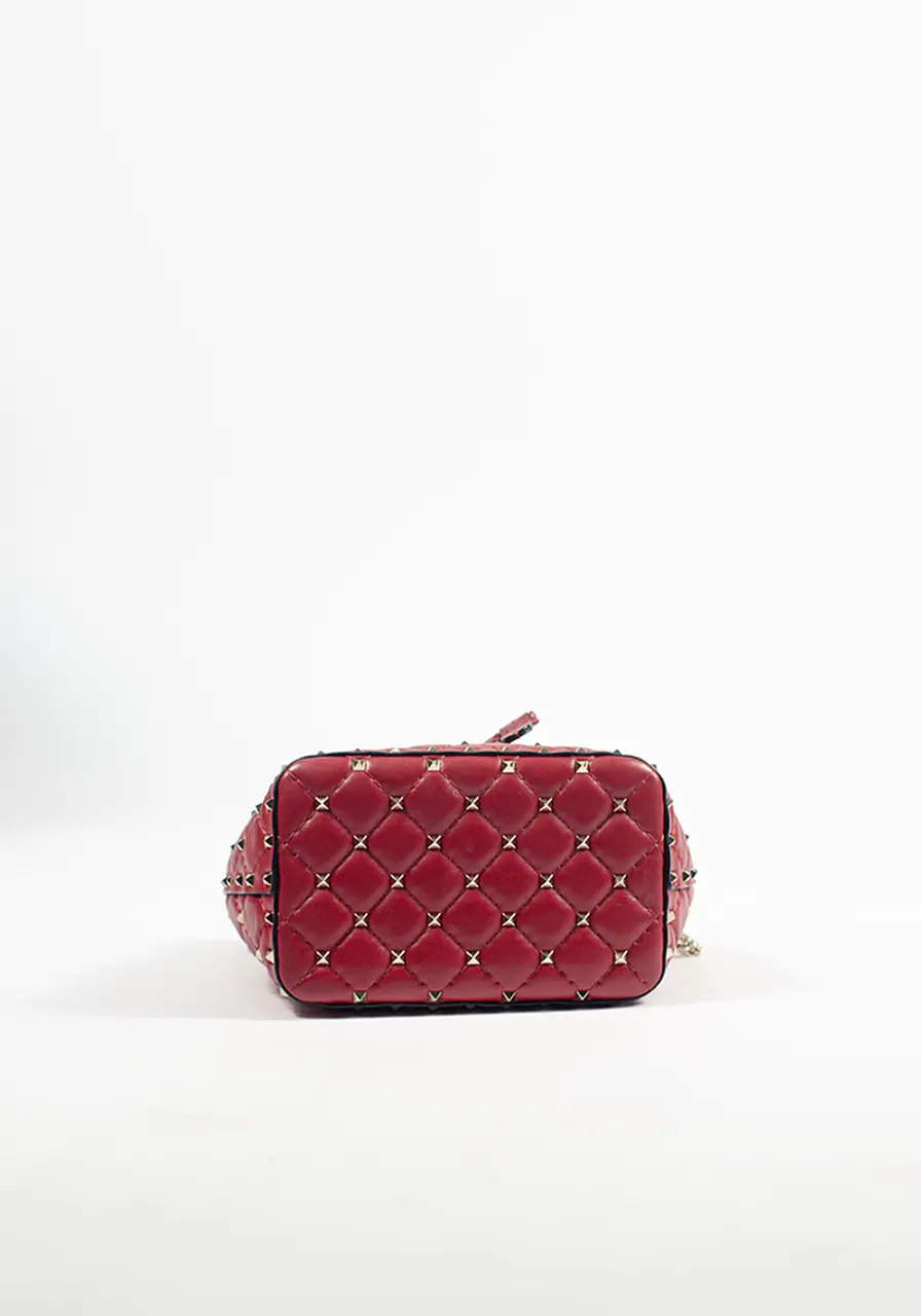 Valentino Garavani Spike Mini Bucket 