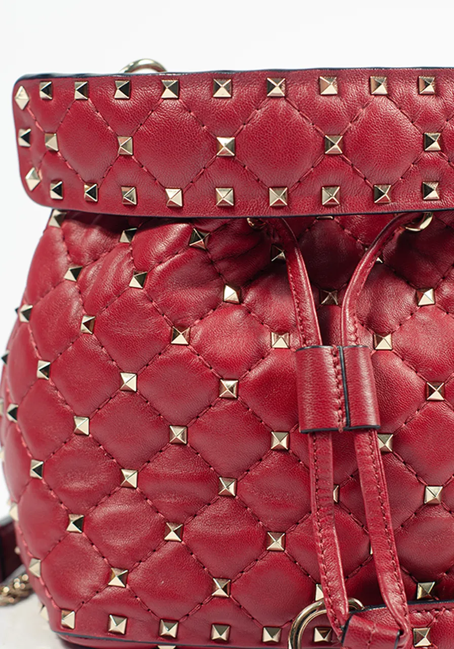 Valentino Garavani Spike Mini Bucket 