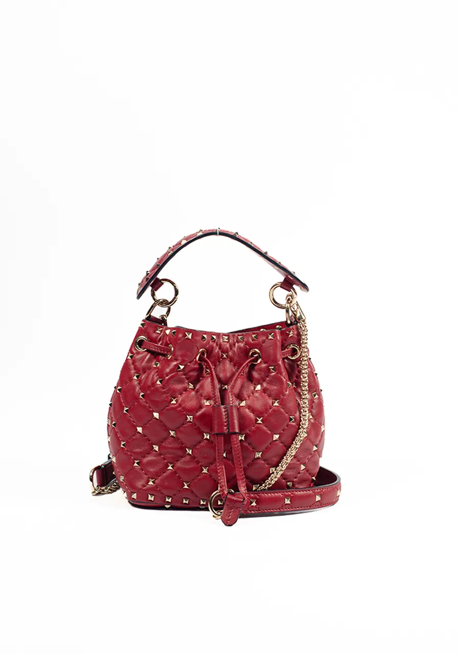 Valentino Garavani Spike Mini Bucket 
