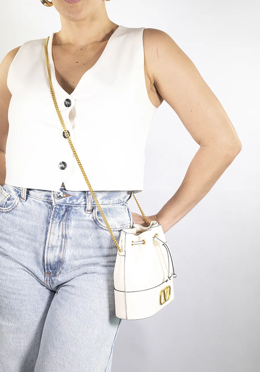 Valentino Mini Bucket In Nappa VLOGO
