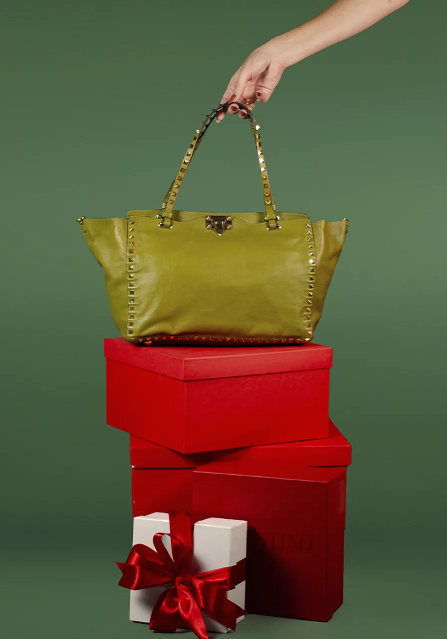 Valentino Rockstud Tote