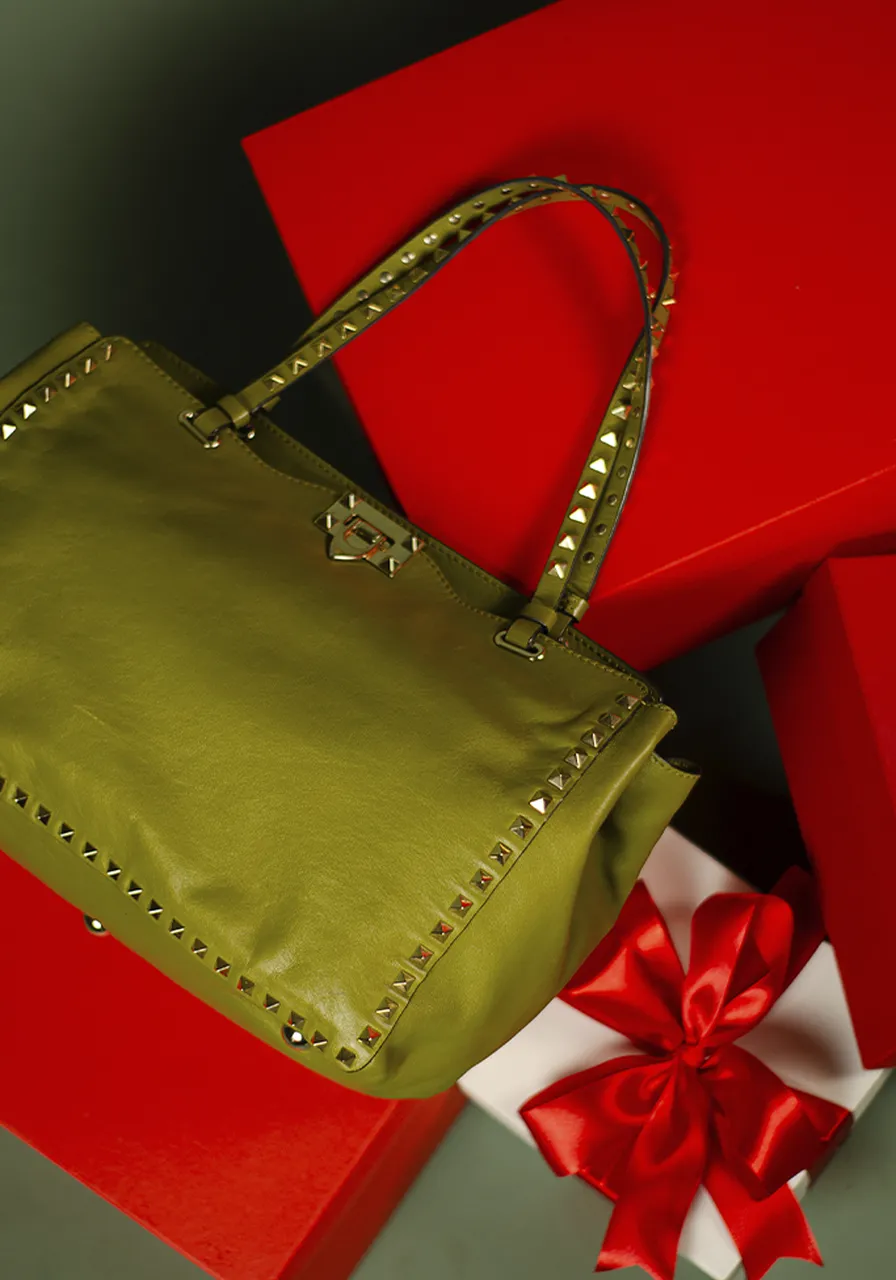 Valentino Rockstud Tote