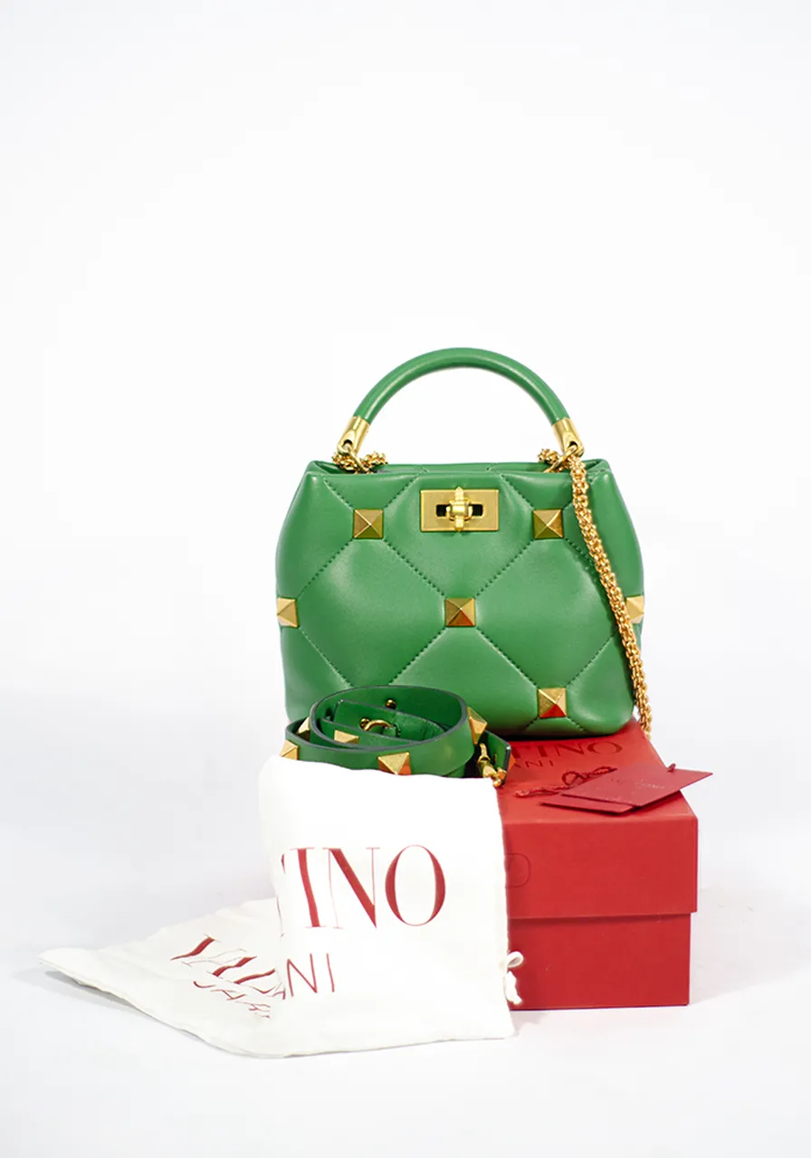 Valentino Roman Stud The Handle Small 