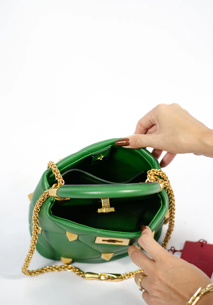 Valentino Roman Stud The Handle Small 