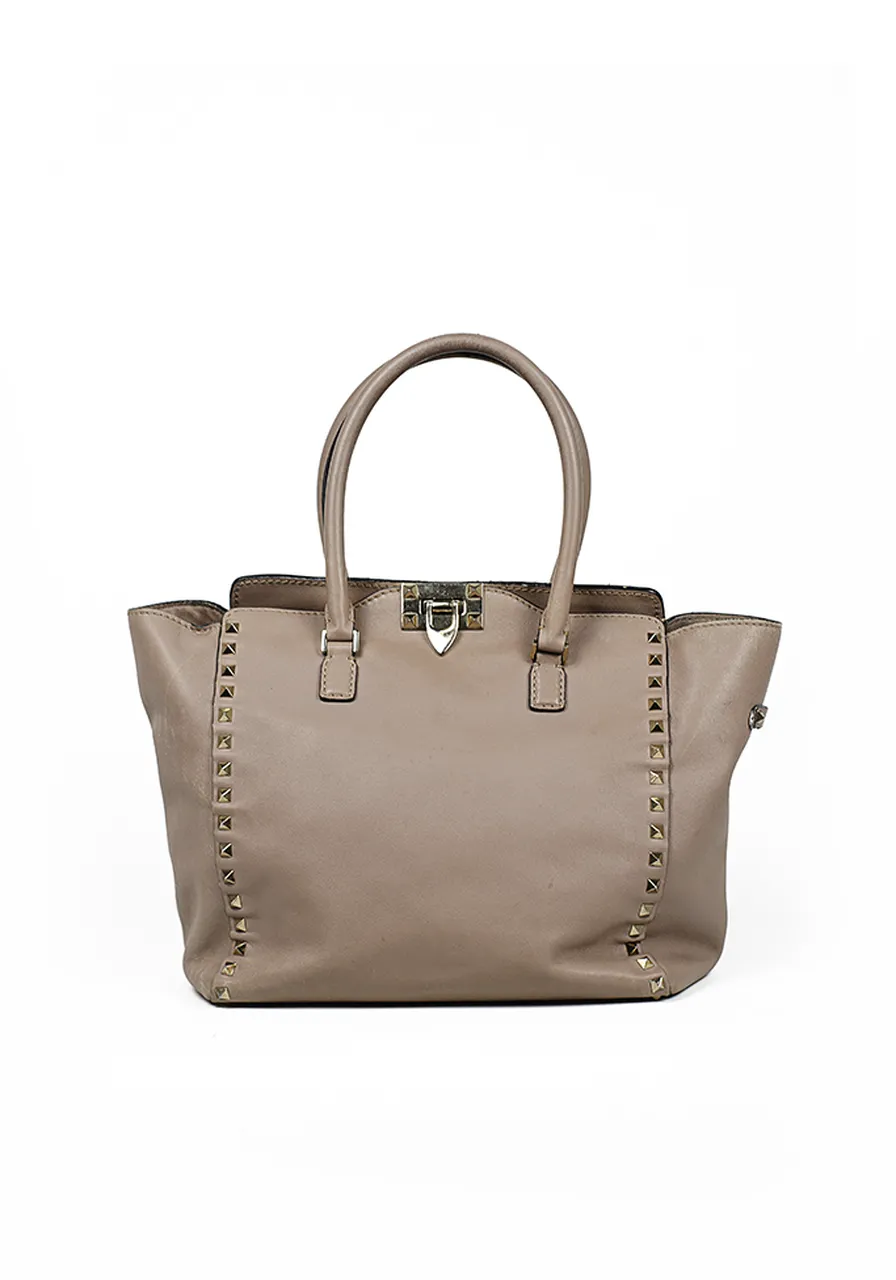 Valentino Small Rockstud Tote 