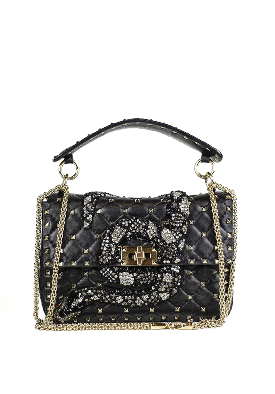 Valentino Spike Medium Snake