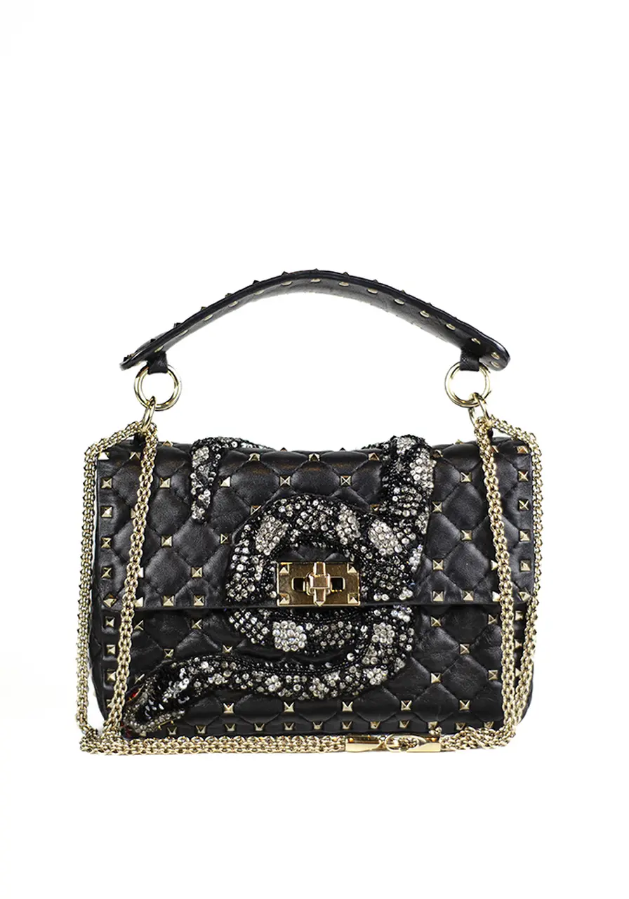 Valentino Spike Medium Snake