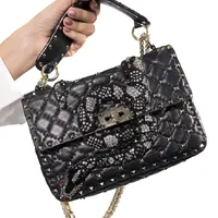 Valentino Spike Medium Snake - imagem 5