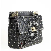 Valentino Spike Medium Snake - imagem 6