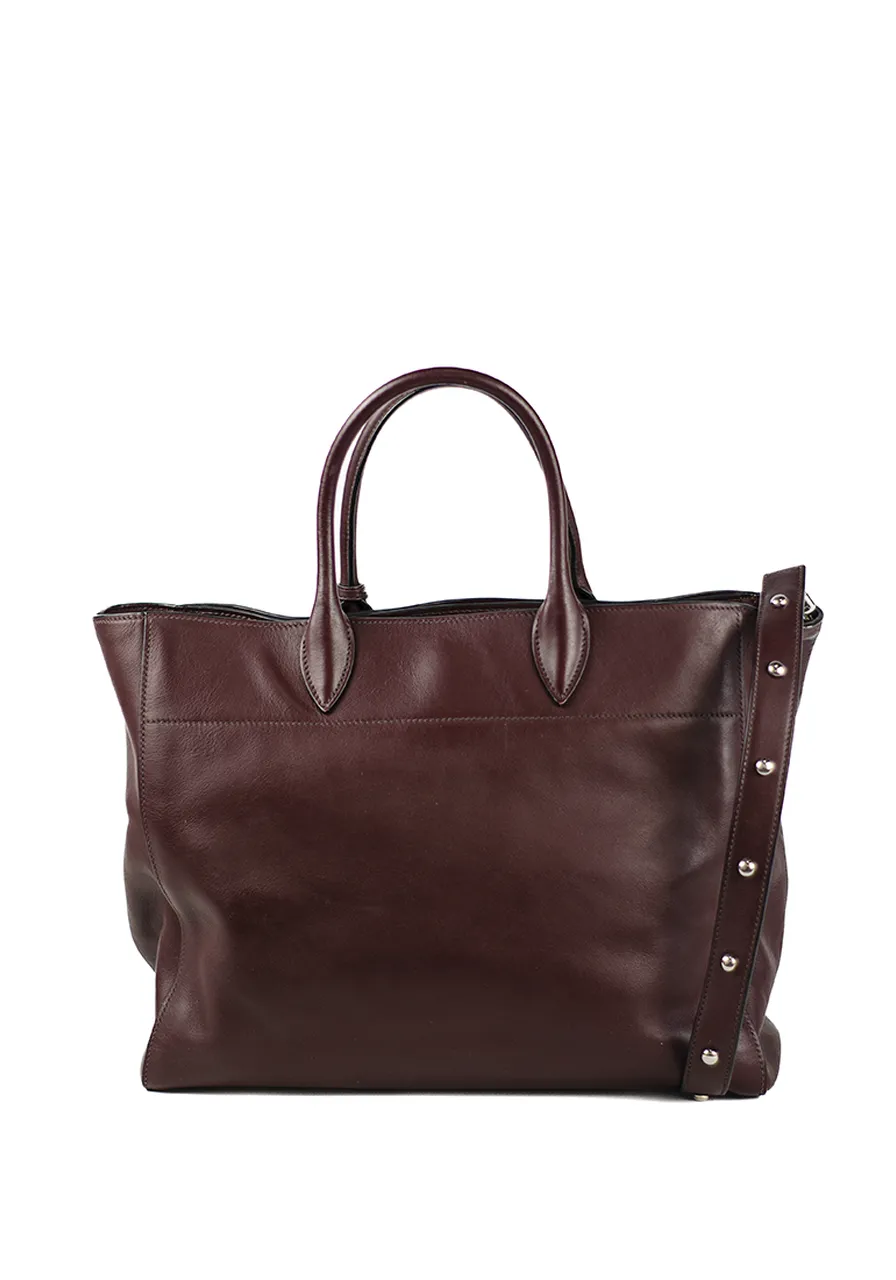 Prada Vittelo Lux Tote Vinho