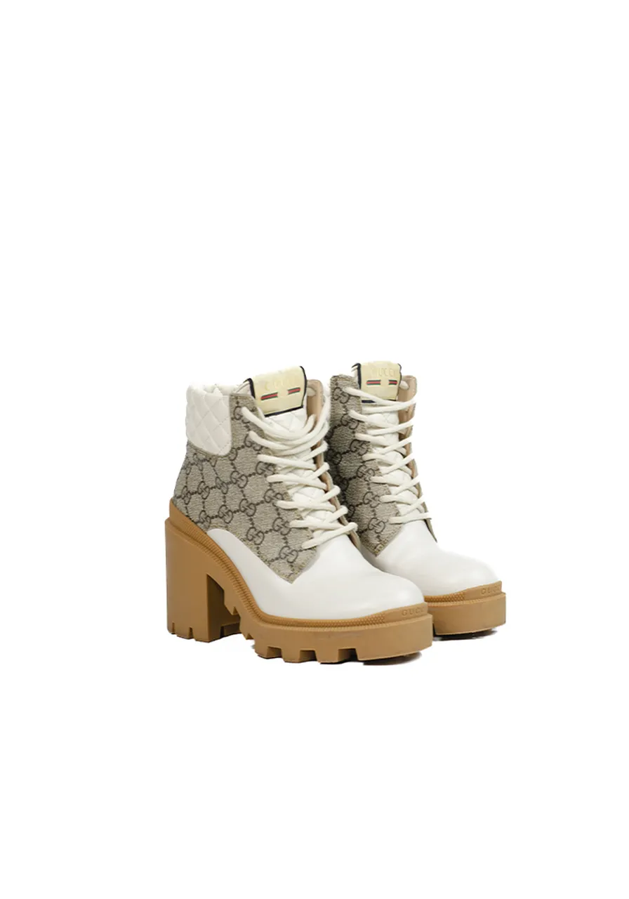 Bota Gucci GG Supreme Ankle Boots