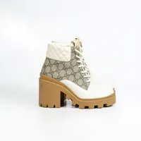 Bota Gucci GG Supreme Ankle Boots - imagem 5