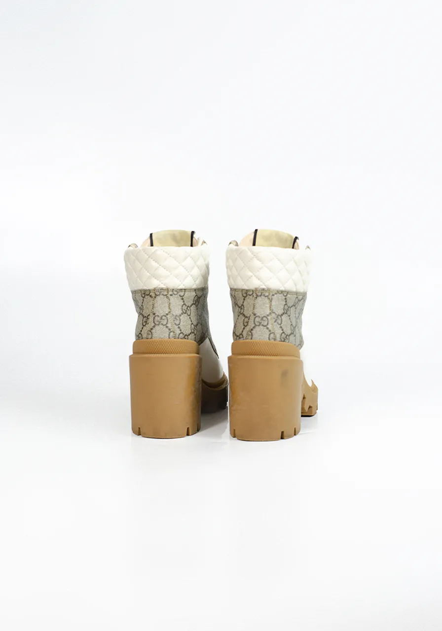Bota Gucci GG Supreme Ankle Boots