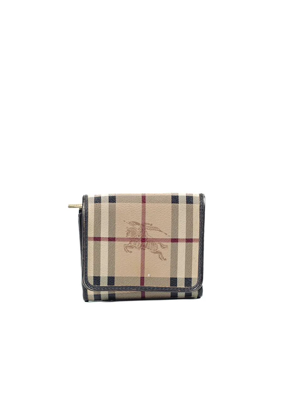 Carteira Burberry Haymarket Check 