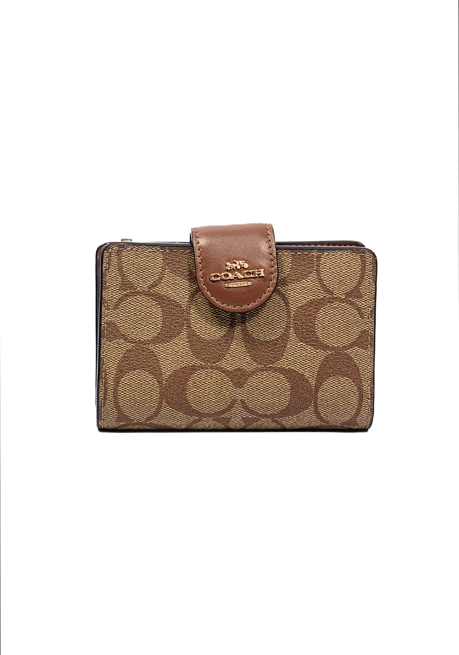 Carteira Coach Medium Signature