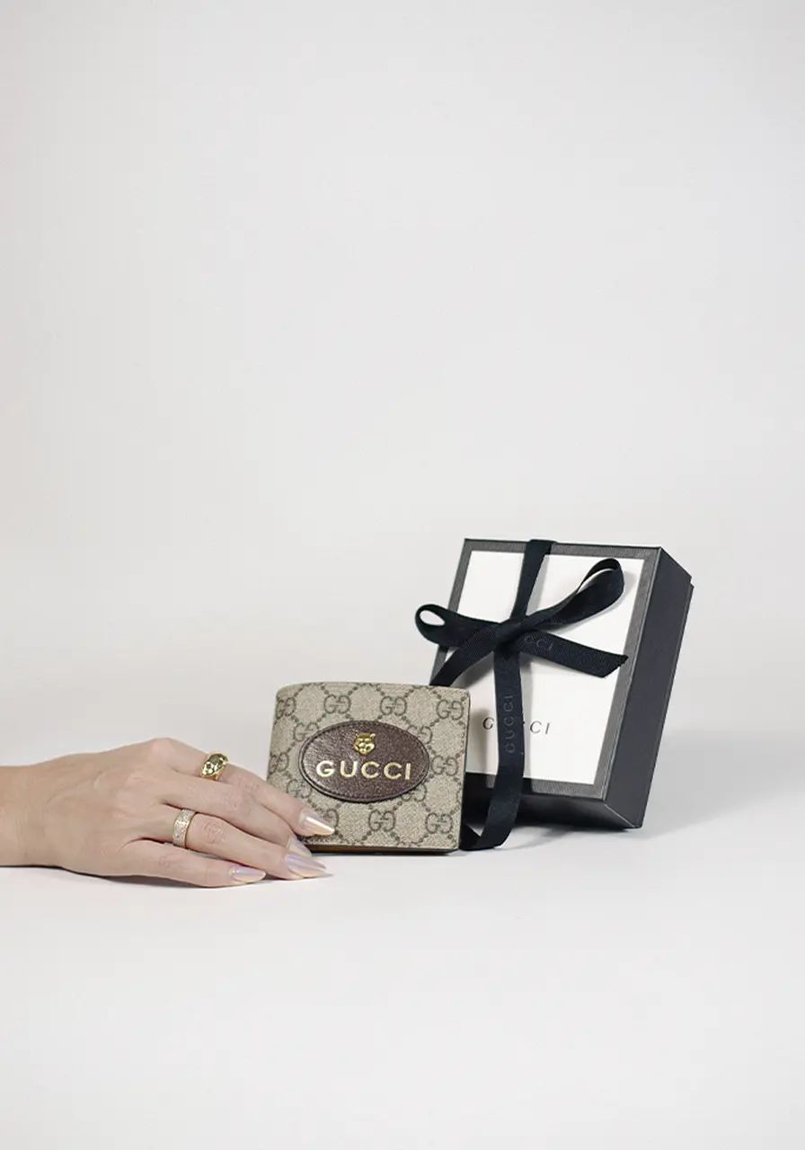 Carteira Gucci Neo Vintage Supreme 
