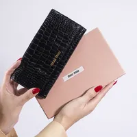 Carteira Miu Miu Croco Flap - imagem 4