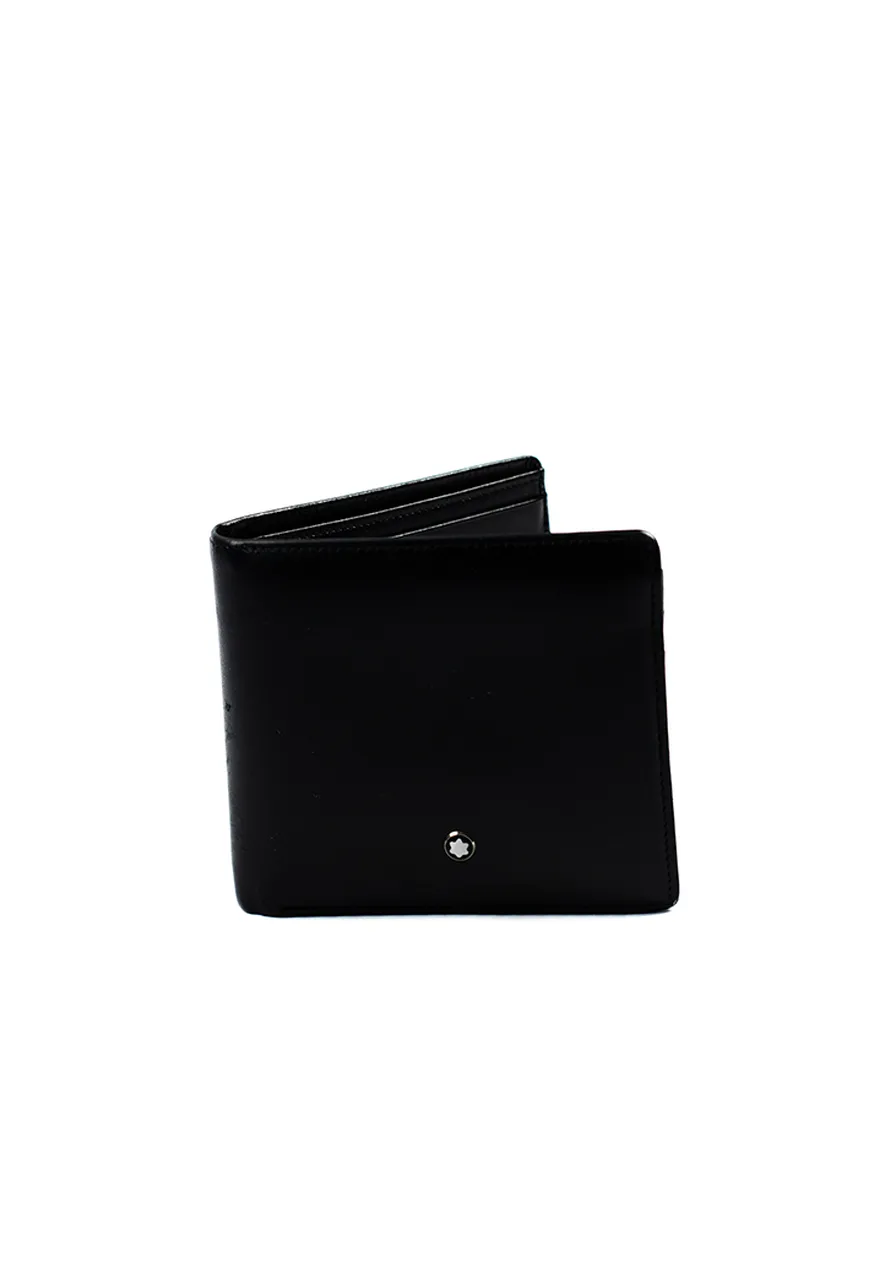 Carteira Montblanc Meistertuck Couro Preto