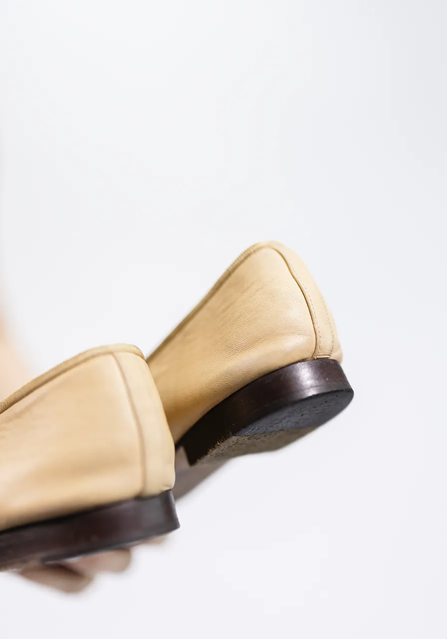 Chanel CC Cap Toe Ballet Flats