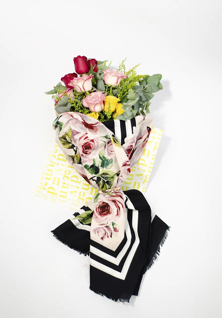Scarf Dolce & Gabbana Floral Print 
