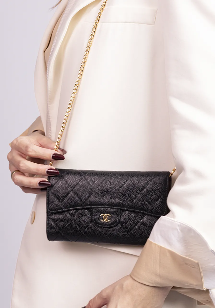 Chanel Wallet Clássica Long Flap 
