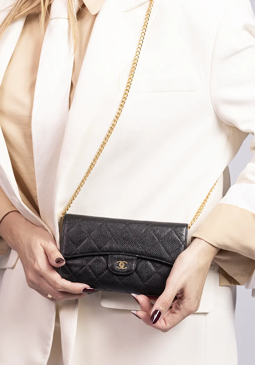 Chanel Wallet Clássica Long Flap 