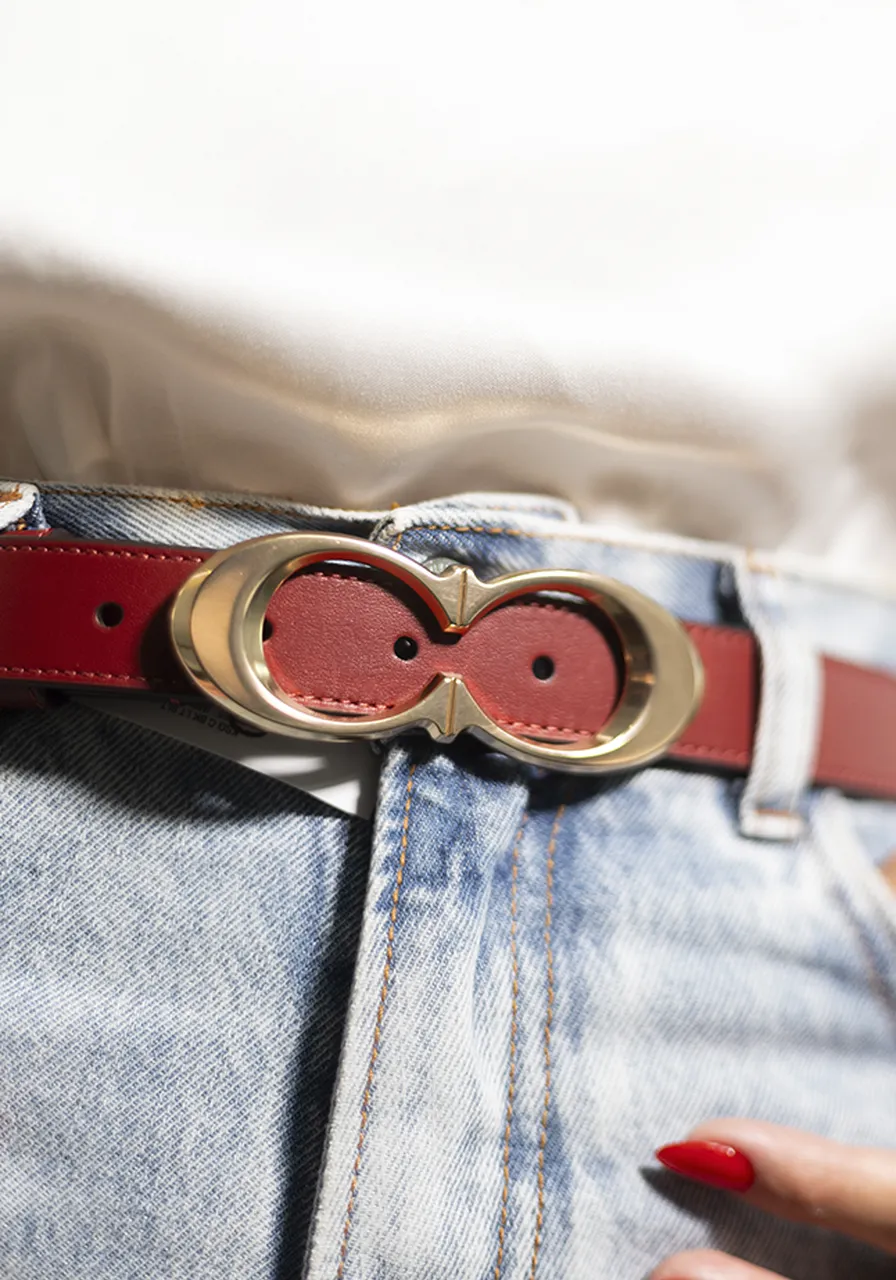 Cinto Coach Double C Red