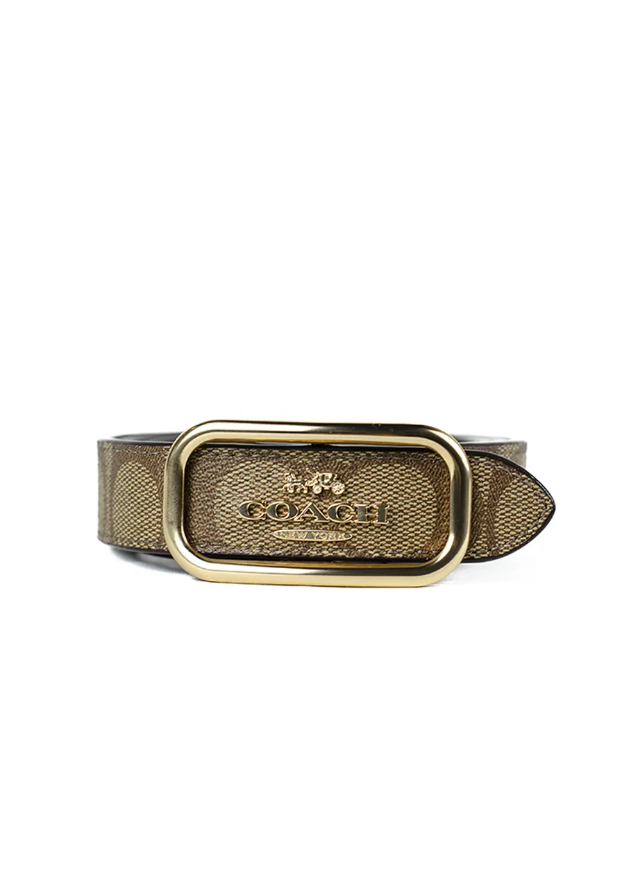 Cinto Coach Morgan Rectangle Belt