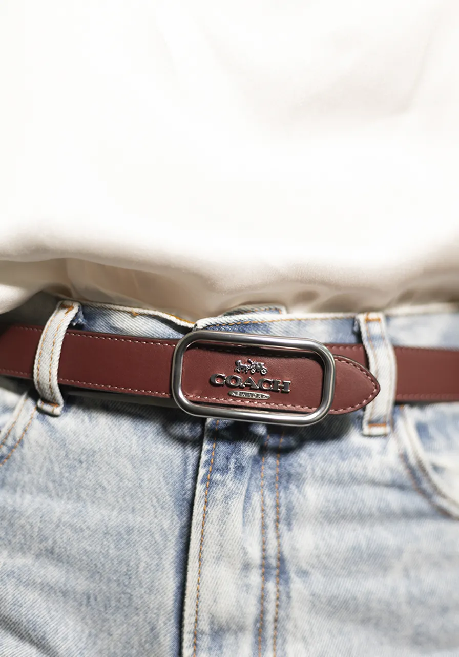 Cinto Coach Morgan Rectangle Belt 